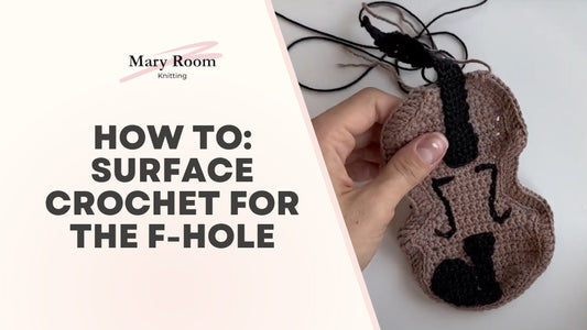 How to: Surface Crochet for the f-hole