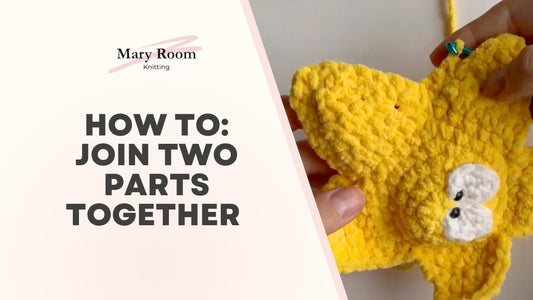 How to: Join two parts together (Single Crochet Seaming)