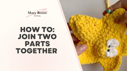 How to: Join two parts together (Single Crochet Seaming)