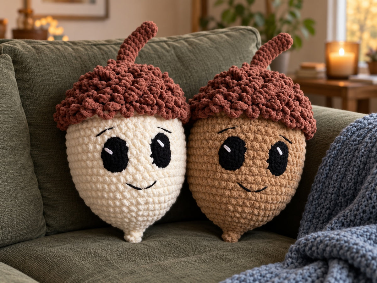 Crochet Plush Acorn Pattern