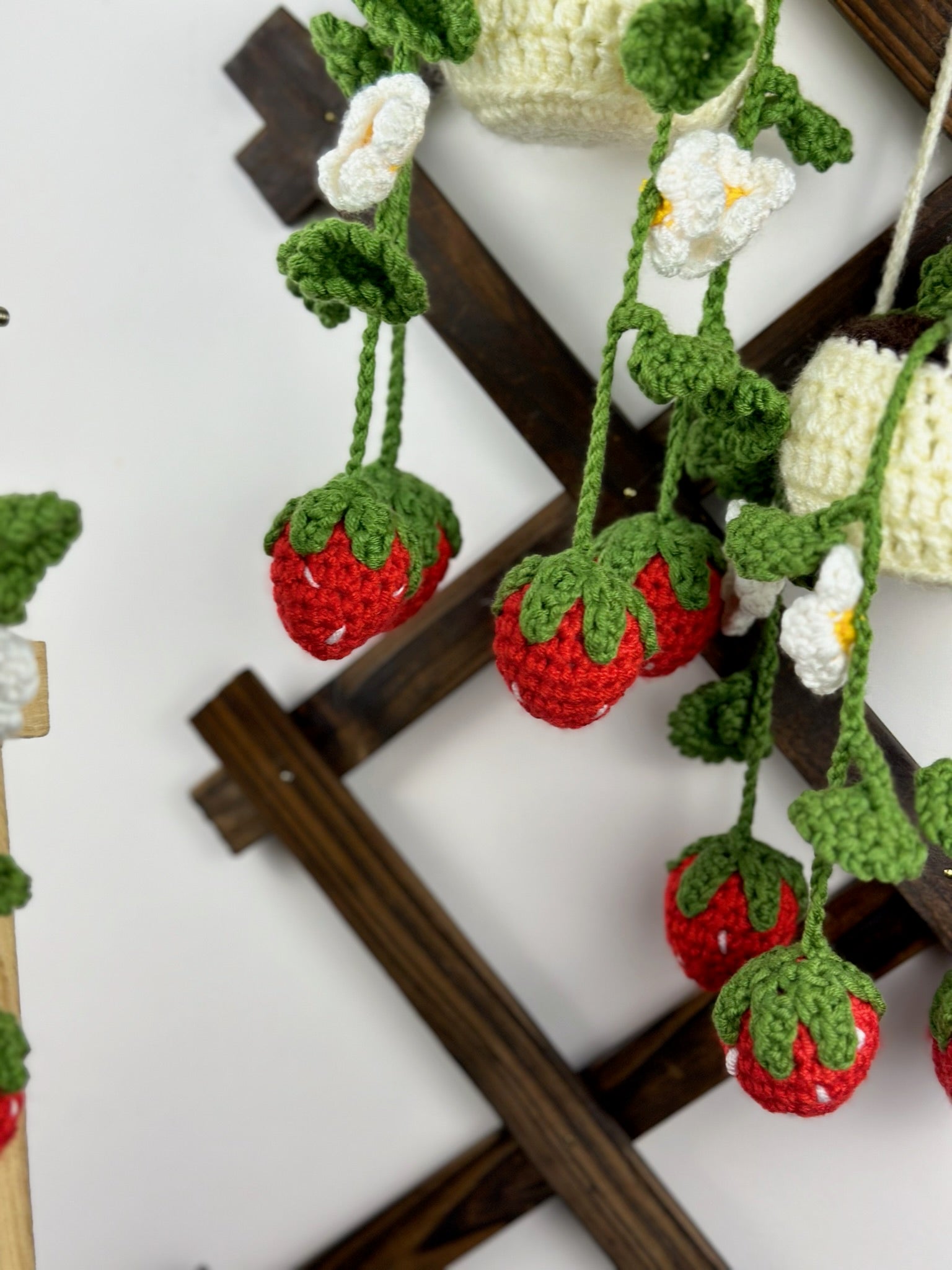 strawberry plant hanger Crochet Strawberry Plant – Handmade Hanging Decor Giftv – Mary Room