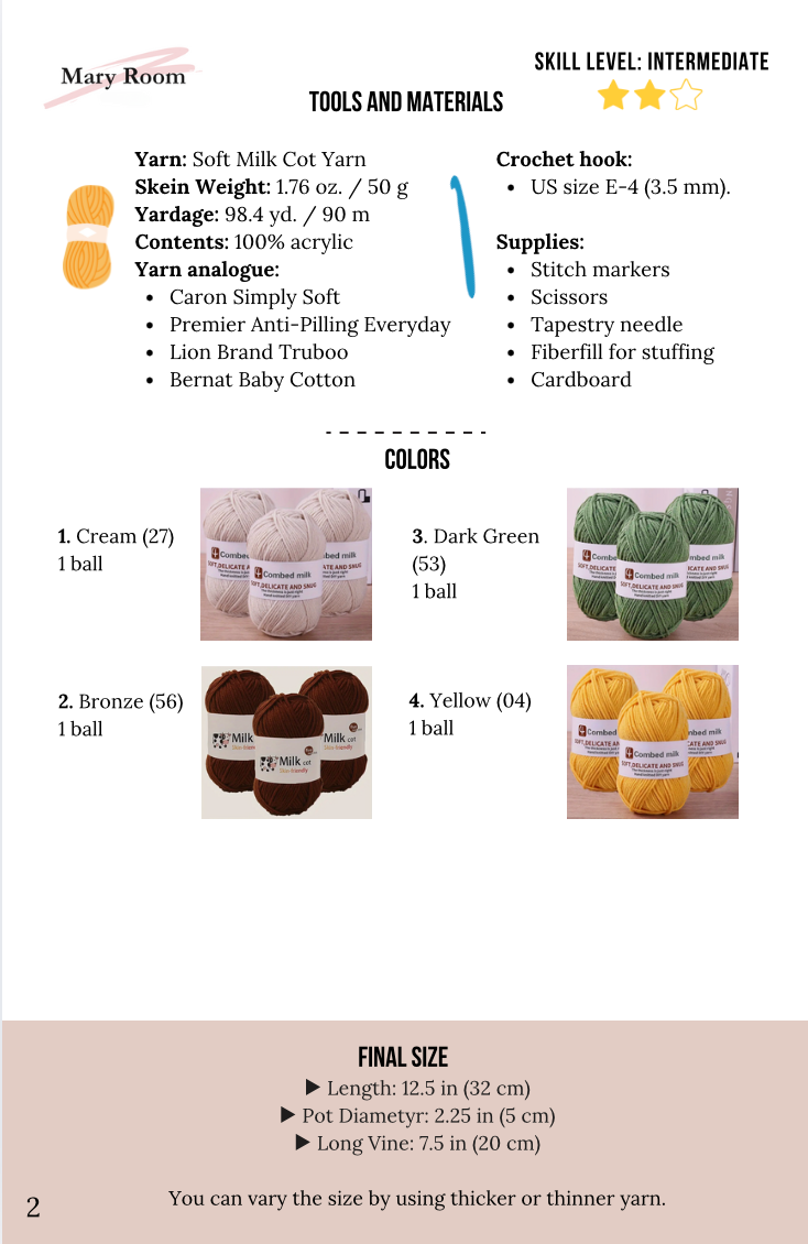 Amigurumi hanging pumpkin plant made from cotton yarn – cute and spooky crochet Halloween decoration.