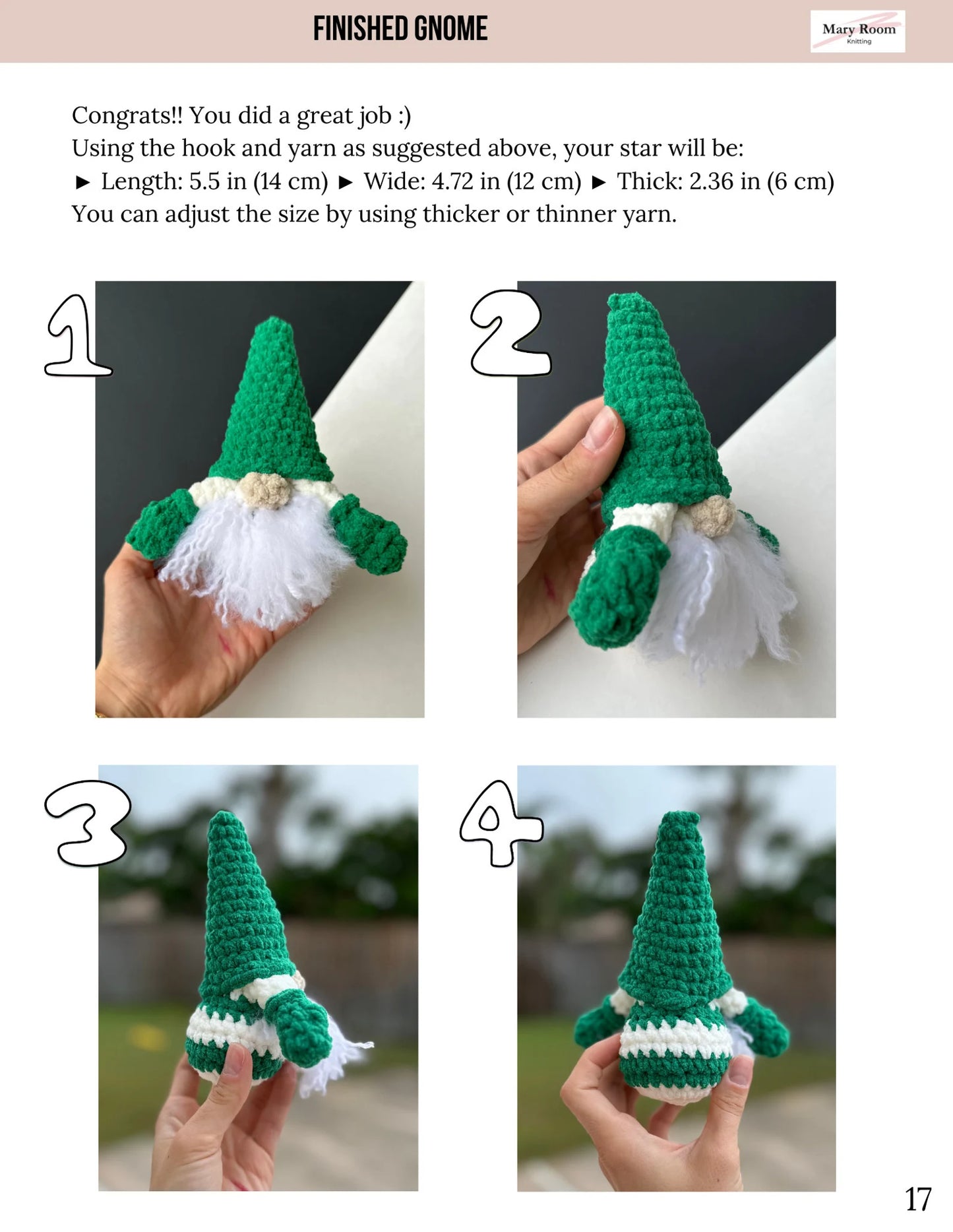CROCHET CHRISTMAS GNOME PATTERN