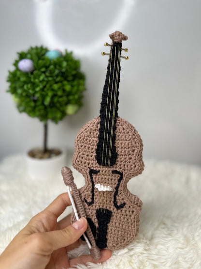 CROCHET MINI VIOLIN PATTERN
