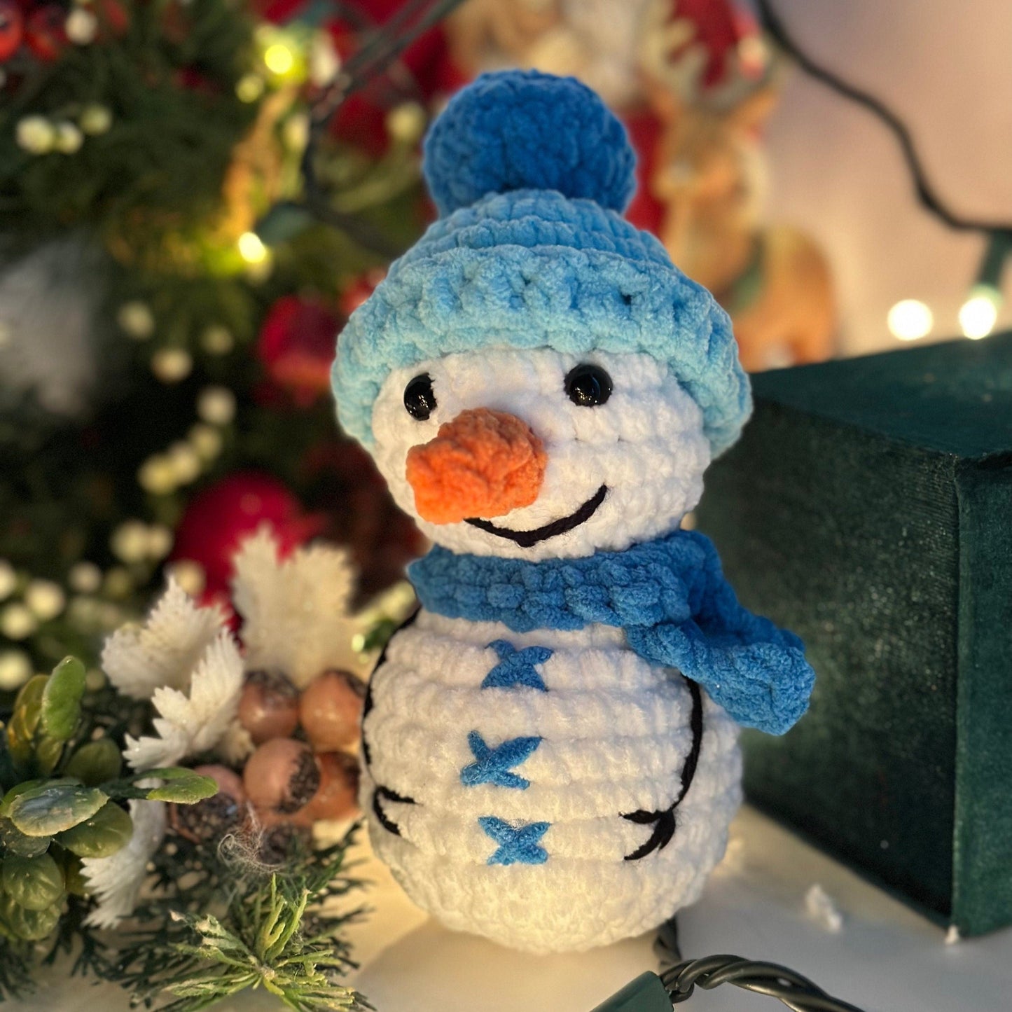 CROCHET CHRISTMAS SNOWMAN PATTERN