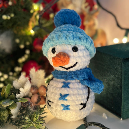 CROCHET CHRISTMAS SNOWMAN PATTERN